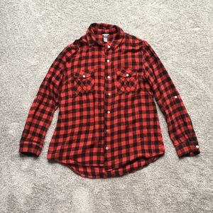 Buffalo plaid/buffalo print button up